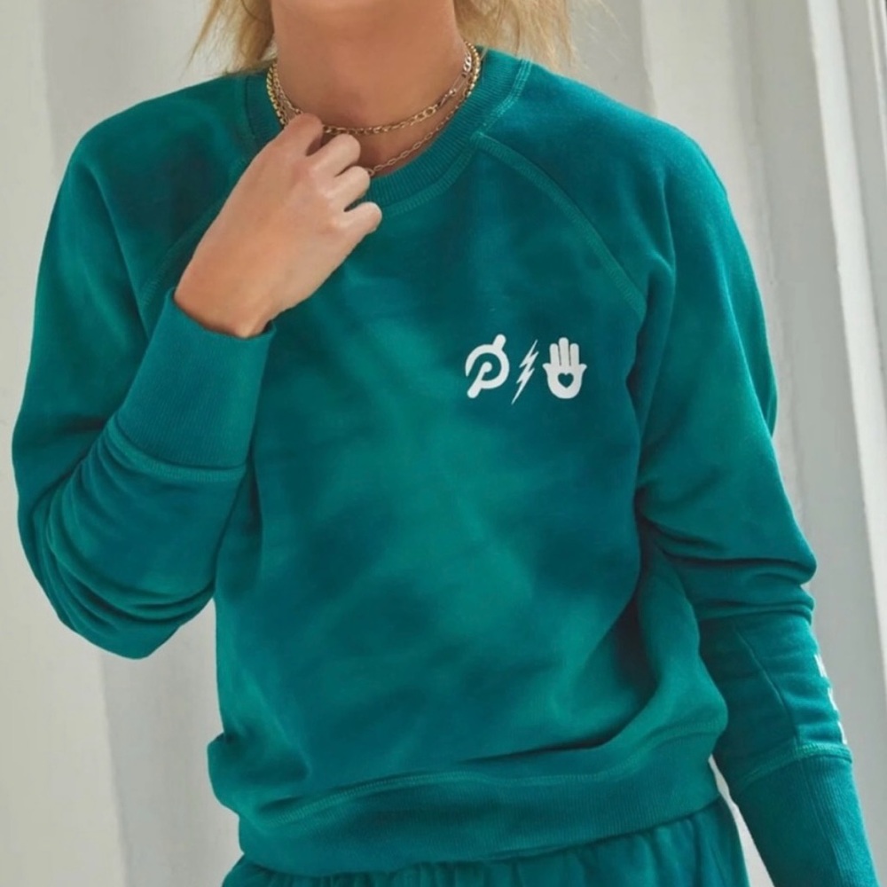 NWT XS Kendall Toole x Spiritual Gangster x Peloton Never Knocked Out Sweatshirt